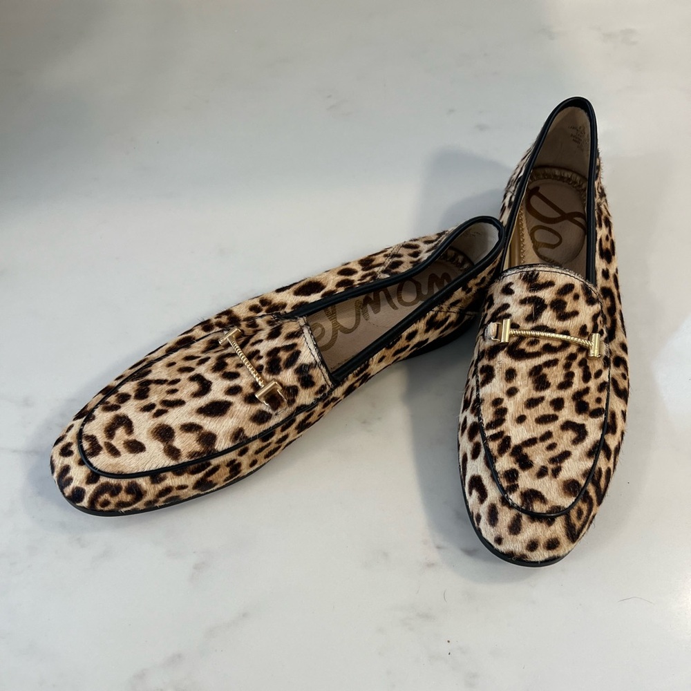 Sam Edelman Loafers - real cow fur!